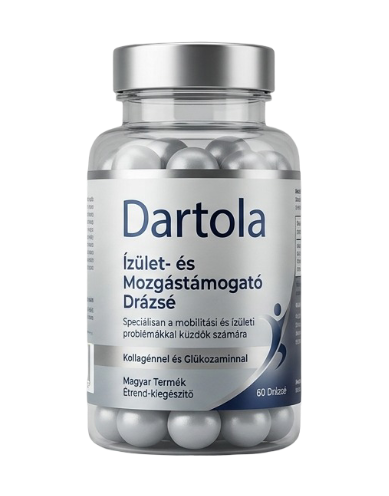 Dartola étrend-kiegészítő termék csomagolása